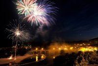 Feux d'artifices à Roquebrun