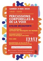 Percussions corporelles et de la voix © Le Couvent