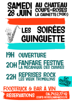 Les soirées guinguette © Château Coupe Roses