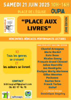 place aux livres @ © Bibliothèque d'Oupia