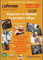 Dégustons l'été 5 juillet 2025 AFFICHE ok_page-0001 © Mairie Oupia