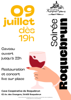 Roquebrun - Soirée d’été à la cave –  ????-1749817143 © Cave coopérative de Roquebrun