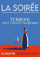 La soirée © AOP Saint-Chinian-Roquebrun 