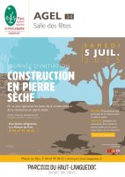 Construction pierre sèche © Parc naturel régional du Haut Languedoc