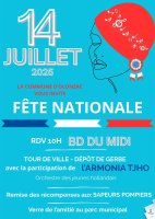 14 juillet Olonzac © Mairie de Olonzac