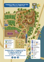 Plan Camping A4 © Campotel de l'orb