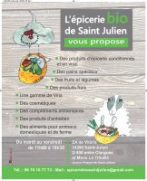 Epicerie Bio St Julien - Adhesif Janvier 2025 - CMONEREAU © Cathy Monereau