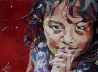 COM -Olargues -Artiste Peintre - Els - Portrait © ELS KNOCKEART