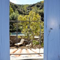 Vue du jardin © La Fumade