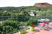 Vue depuis la terrasse<br />
 © Gîtes de France