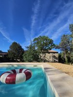 Vue Piscine © Domaine Coudoulet