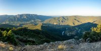 Vue d'ensemble, massif du Caroux © B.G.